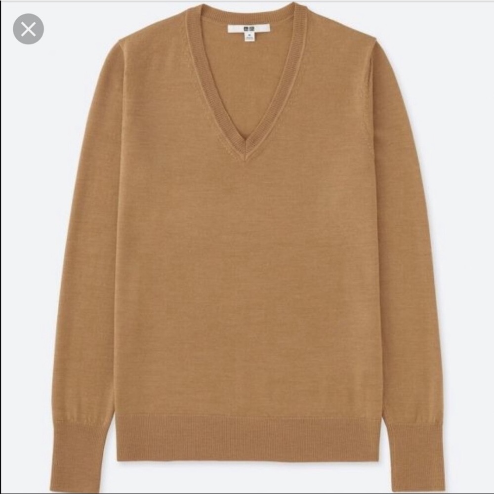 Cashmere Uniqlo V-neck Sweater XXL NWT